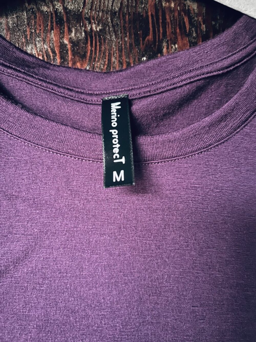 Merino Protect 100% Merino Wool Performance Tee Deep Purple/Eggplant Medium - Picture 5 of 7